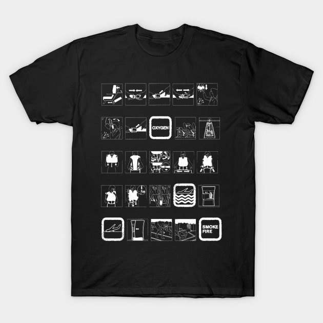 Plane Survival Guide T-Shirt by Vitalitee